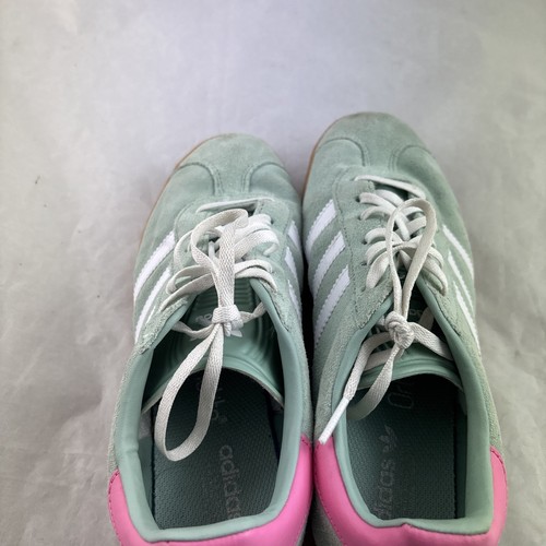 Adidas Originals Gazelle Hazy Green Future White Pink Shoes Women Size Uk6 - Picture 5 of 10