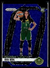 2024-25 Panini Prizm WNBA Blue Velocity Nika Muhl RC Seattle Storm #146
