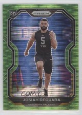 2020 Panini Prizm Rookie Neon Green Pulsar Prizm Josiah Deguara #362 06ui