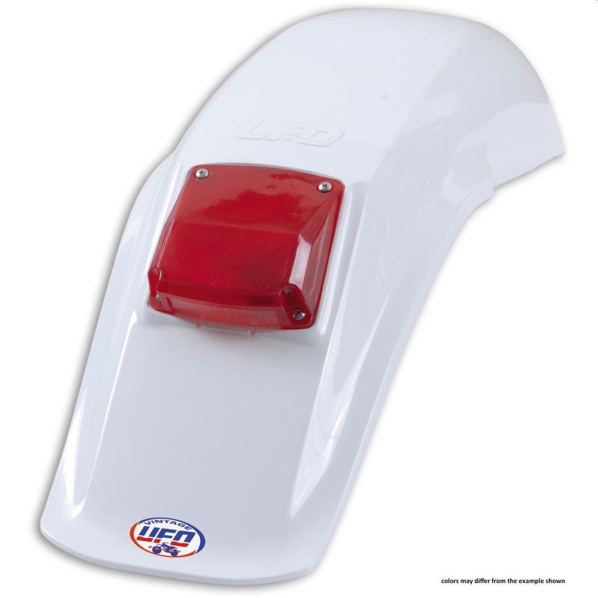UFO Enduro Rear Fender Vintage Model 83-89 Universal White
