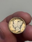 1926-P Silver Mercury Dime, Colorful Rainbow Album Toning — photo 6