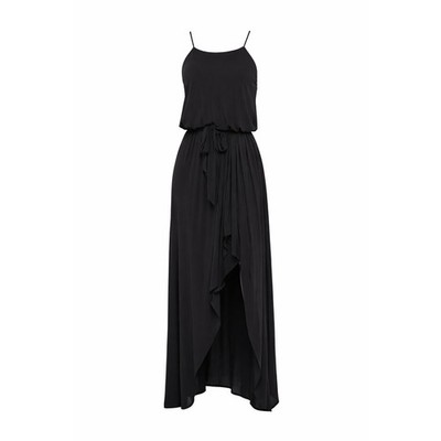 Tbags Los Angeles Maxi Dress Black High Low Tulip Hem Spaghetti Strap Size S | eBay Tbags Los Angeles Maxi Dress Black High Low Tulip Hem Spaghetti Strap Size S | eBay