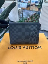 Louis Vuitton Pochette Voyage MM Damier Graphite Canvas SHW