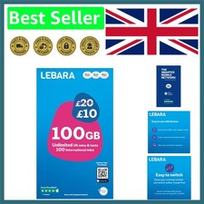 Versatile 100GB SIM Only Plan - £10, International Minutes &  Roaming Included