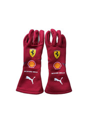 Guanti da corsa Charles Leclerc Scuderia Ferrari HP Las Vegas 2025 replica