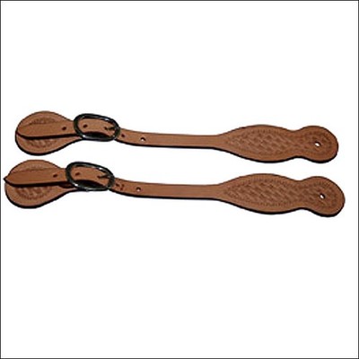 27AI U-180062 Hilason Russet Leather Spur Strap 5/8In Skirt Western Cowboy