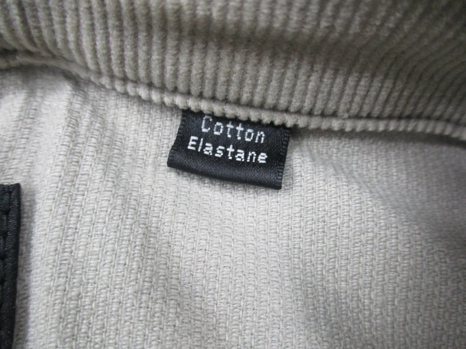 Sportscraft Jacket 14 Zip Up Pockets Brown Corduroy Collared Cotton Stretch - image 4 of 4