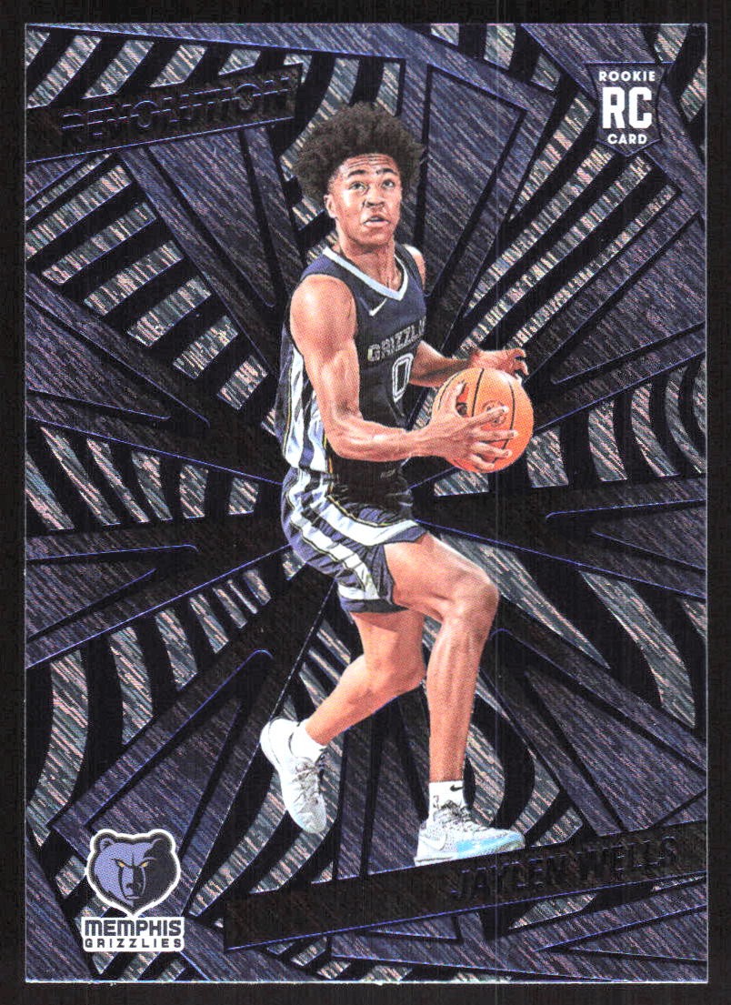 3160K 2024-25 Panini Revolution #130 Jaylen Wells Blue Storm