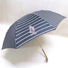 Ralph Lauren Polo Women Accessories Stripes Stripe Long Umbrella Navy Limited Ed