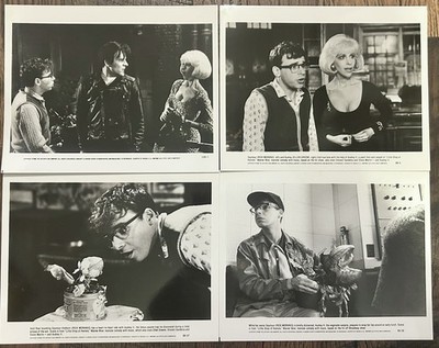 (4) Press Photos 1986 Rick Moranis, Steve Martin in LITTLE SHOP OF HORRORS Film