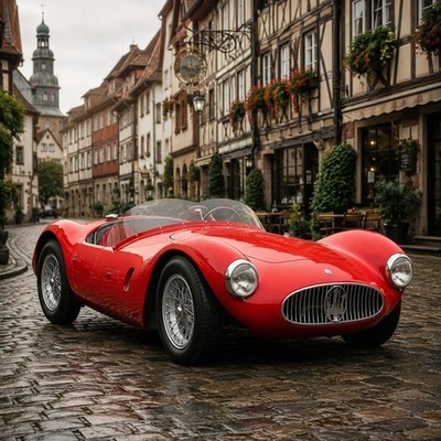 Maserati A6GCS Ultra-Rare Italian Racing Legend Wandbild Poster