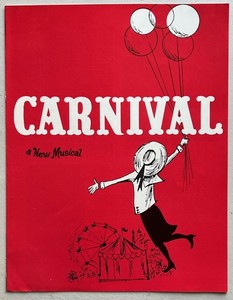 Carnival 1963 Kenley Players Ohio Theatre Program Ann Blyth Ray Danton