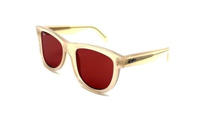 Ray Ban Wayfarer Boyfriend Reverse BEIGE/Red Sunglasses 0502S 6780/69 53mm
