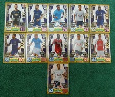 2017-2018  MATCH ATTAX;  11 X 100 CLUB CARDS FULL SET