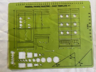 Drawing Tool Template Electrical Electronic Comprehensive Drafting Tool #1 Used