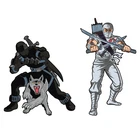 GI JOE SNAKE EYES X STORM SHADOW RETRO PIN SET