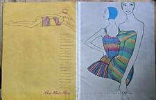 1959 Women's Rose Marie Reid Jewels of the Sea Swimsuit Art 2 Page vintage Ad