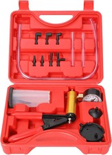Brake Bleeder Kit With Hand Vacuum Pump With Gauge Adapters - For Bike Car Truck Brake Bleeder Kit With Hand Vacuum Pump With Gauge Adapters - For Bike Car Truck