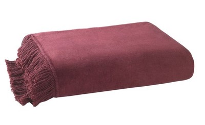 casa NOVA Plaid FRANSEN BL 130x170 cm rot