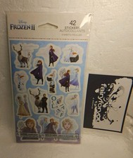 Disney Frozen II 42 Stickers - 3 Sheets - American Greetings