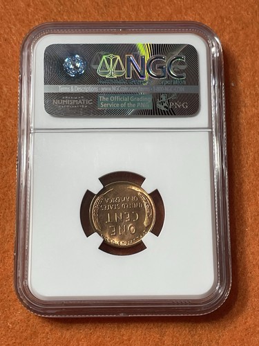 NGC 1953 Lincoln Wheat Cent Graded MS65 RD - Picture 2 of 2