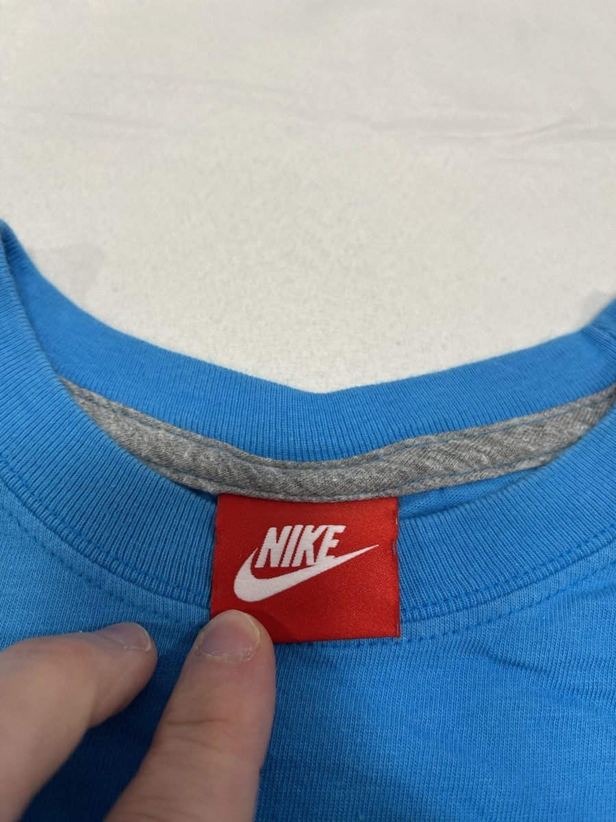 VTG Nike Bo Knows T-Shirt Bo Jackson Men's Small 90s Blue Football