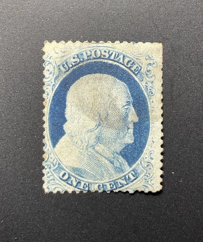 US Stamp #23 Used 1¢ Blue Type IV of 1857 — Scarce! CV$575.00+