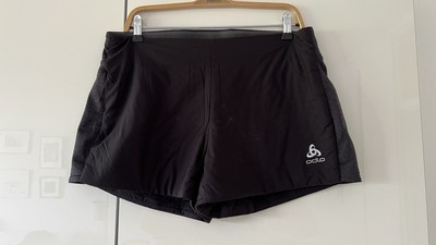 Thermo Shorts Laufhose Laufshorts Odlo S-Thermic L Schwarz