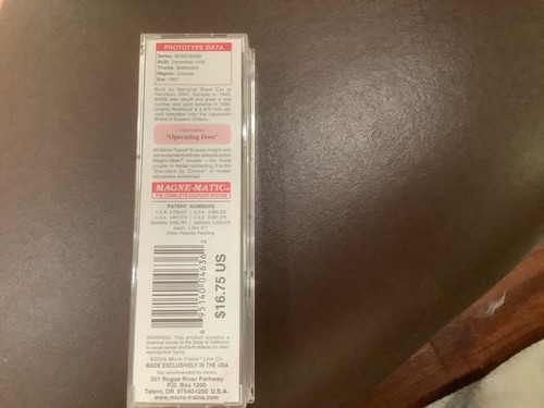 Ontario Northland N Scale 40' Standard Box Car Micro-Trains #24100-MINT - Picture 6 of 7