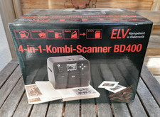 ELV BD400 4 in 1 scanner fotografico combinato per diapositive in confezione originale BD 400