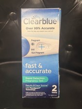 Clearblue Rapid Detection Pregnancy Test, 2 Tests Exp 5/31/28 - 5 Packs
