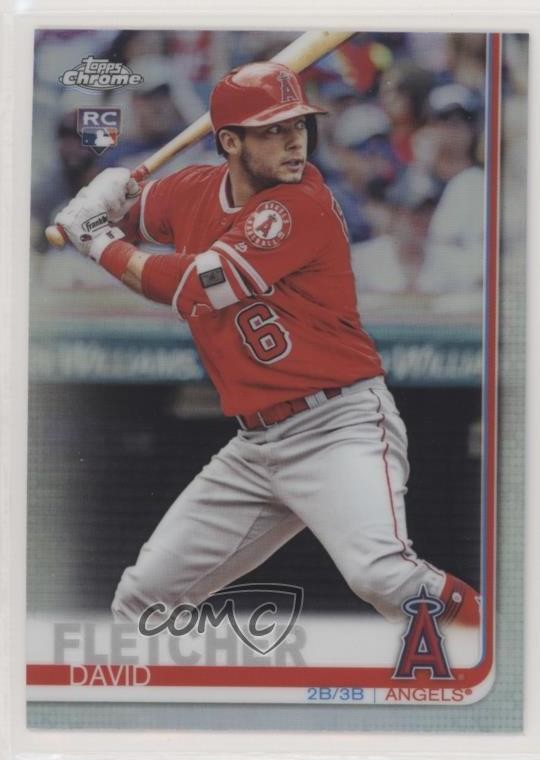 2019 Topps Chrome Refractor David Fletcher #181 1u6