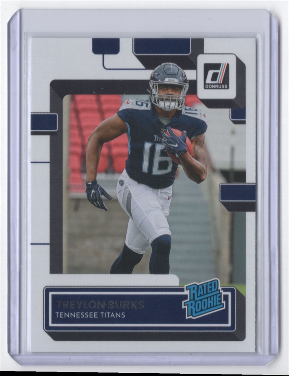 2022 Donruss Rated Rookie Treylon Burks Rookie Tennessee Titans #312