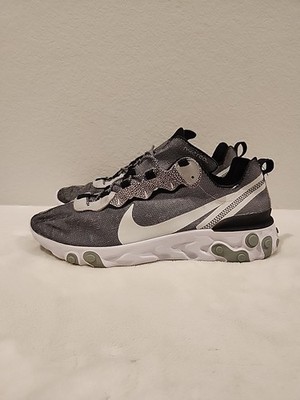 Nike React Men's 13 Element 55 SE Safari Pack Black White Shoes Sneakers