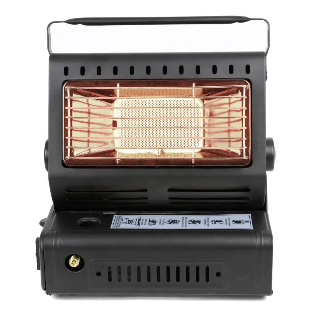 Streetwize 2-in-1 Portable Gas Heater & Camping Stove 1.3 kW Butane