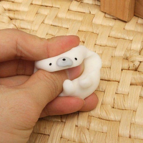 Mochi Cute Polar Soft Bear Squeeze Healing Stress Reliever Fun Kids Squeeze Gift - Photo 6 sur 6