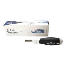 Wiha PocketMax Selection 46698 Bit-Schraubendreher mit 8 Bits 1/4 Zoll