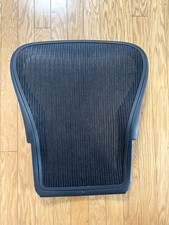 USED HERMAN MILLER AERON SEAT BACK FOR SIZE C LARGE CHAIR - Black Mesh