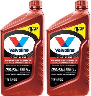MaxLife Full Synthetic ATF Pack of 2 (1 QT Each) - Multi-Vehicle Compatibility