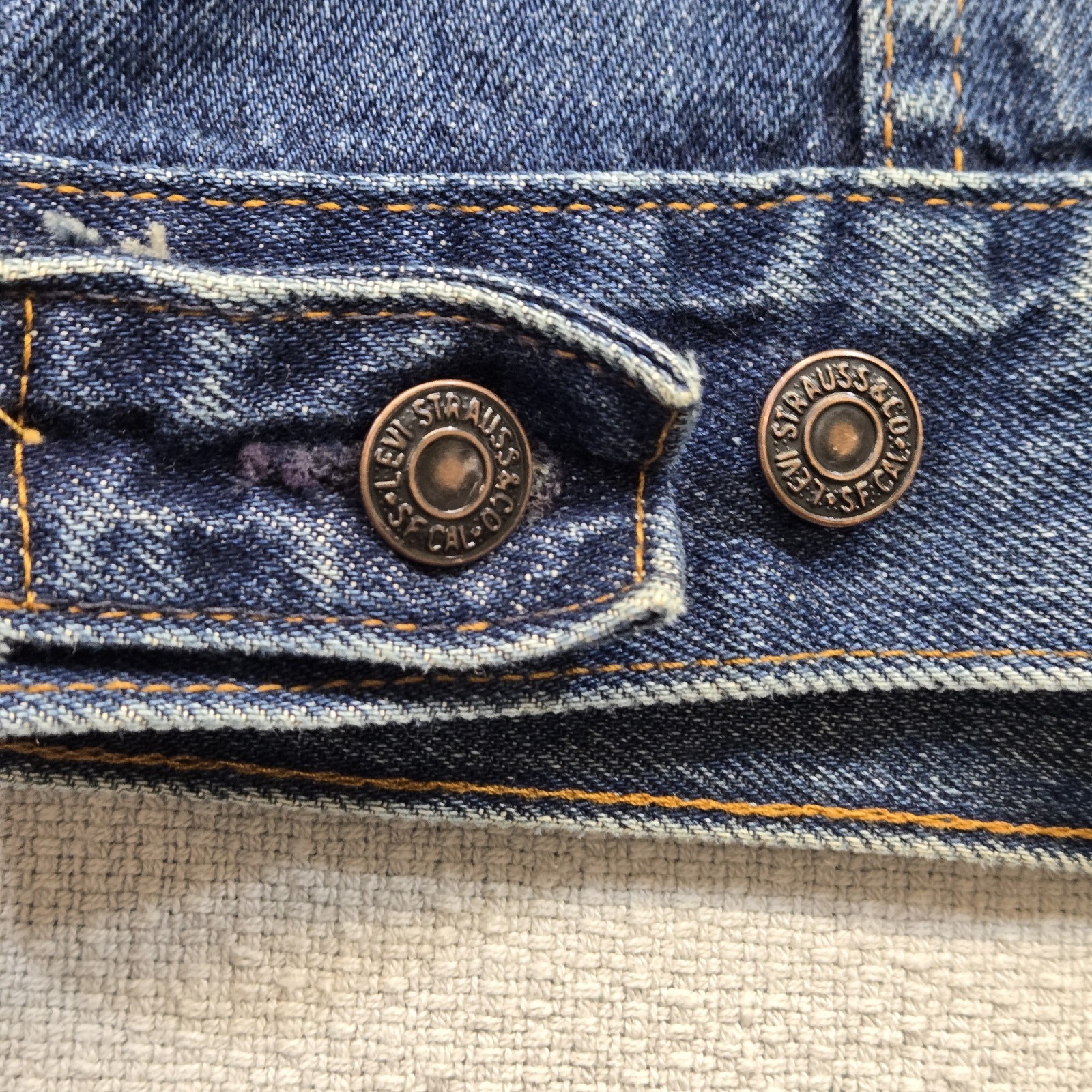 Vintage Levi's 70506-0216 Trucker Jacket Mens 36 Blue Jean Denim Made in USA 90s thumbnail 23