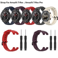 Watch Band Strap Replacement Silicone for Huami Amazfit T-Rex Pro/T-Rex