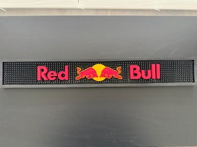 Red Bull Energy Drink Rubber Bar Mat   Official Energy Drink Bar Rail Mat