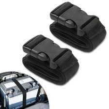 2PCS Battery Tie Down Strap, Adjustable Battery Box Strap with Quick Release