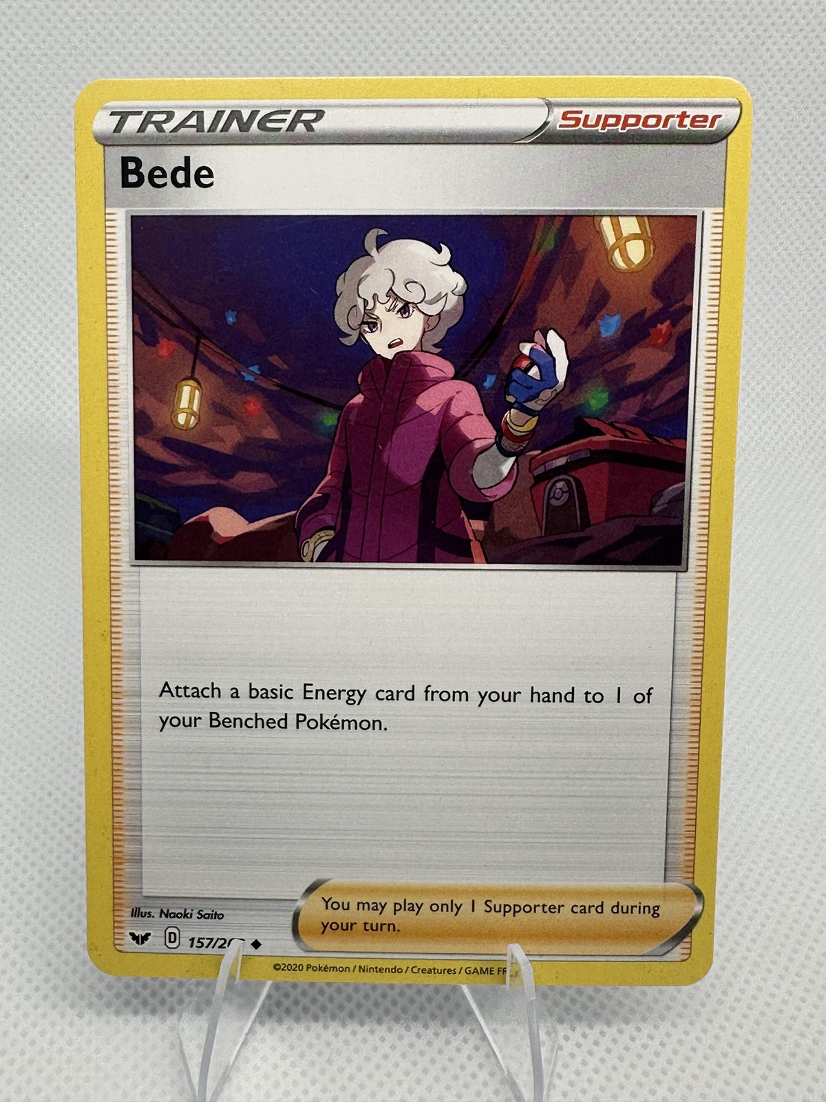 SWSH01: Sword & Shield Base Set #157/202 Bede