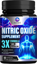Nitric Oxide Booster 3000mg - Extra Strength L Arginine Citrulline Supplement
