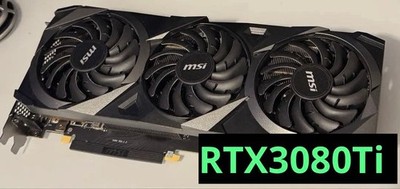 MSI GeForce RTX 3080 Ti Ventus 3X GPU 12GB Used Gaming Graphics Card