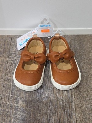 Carter's Just One You Baby Girls Lily First Walking Shoes Size 3 NEW