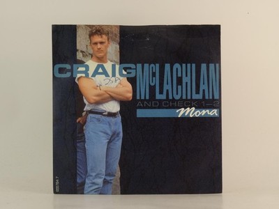 CRAIG MCLACHLAN AND CHECK 1-2 MONA (88) 2 Track 7'' Single including Picture Slee