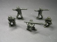 Vintage Marx 60mm U.S. Soldiers Lot of 5