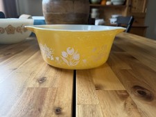 Vintage Rare PYREX USA Garden Medley Promotional Bowl 475-B Casserole Dish 2.5 L